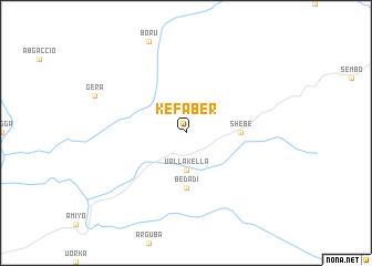 map of Kefa Ber