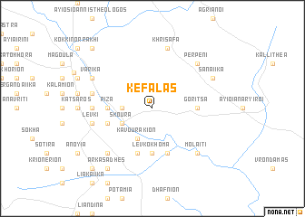 map of Kefalás