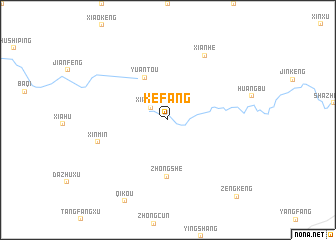 map of Kefang