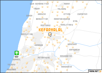 map of Kefar Malal