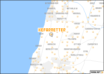 map of Kefar Netter