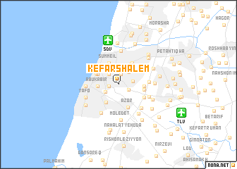 map of Kefar Shalem