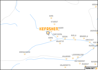 map of Kʼefashen