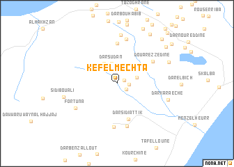 map of Kef el Mechta
