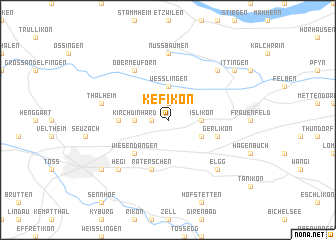 map of Kefikon