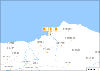 map of Kefken