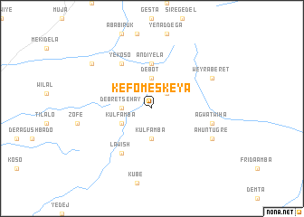 map of Kʼefo Meskʼeya