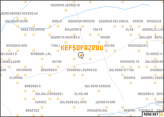 map of Kef Sof Azrou