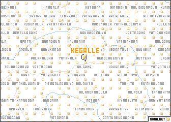 map of Kegalle