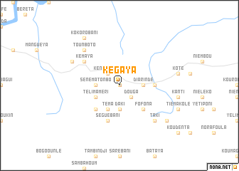 map of Kégaya