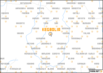 map of Kegbolia
