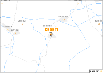 map of Kegeti