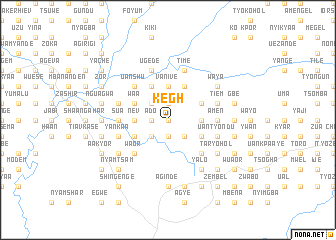 map of Kegh