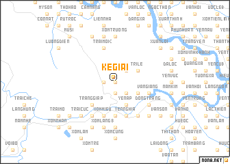 map of Ké Giai