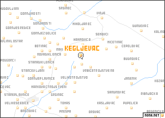 map of Kegljevac