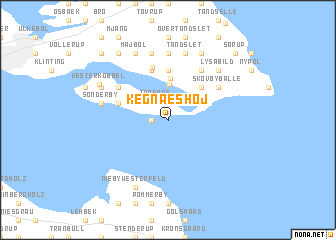 map of Kegnæshøj