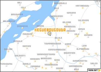 map of Kéguébougouda