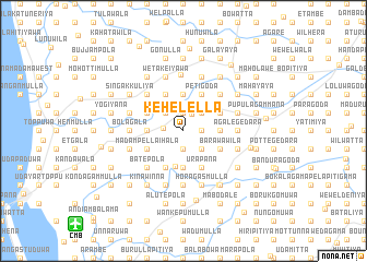 map of Kehelella