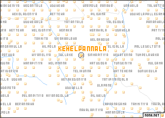 map of Kehelpannala