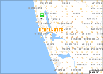 map of Kehelwatta