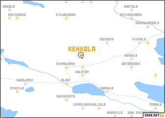 map of Kehkola