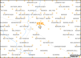 map of Kehl