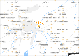 map of Kehl