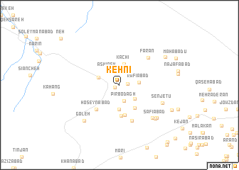 map of Kehnī