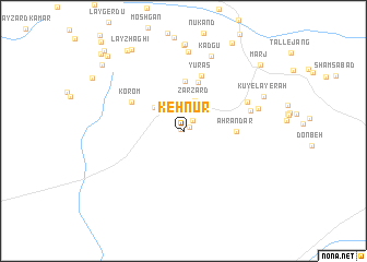 map of Kehnūr