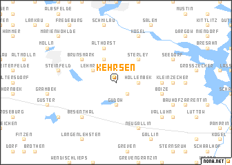 map of Kehrsen