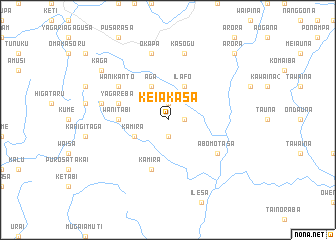 map of Keiakasa