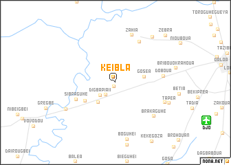 map of Keibla