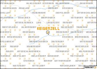 map of Keidenzell