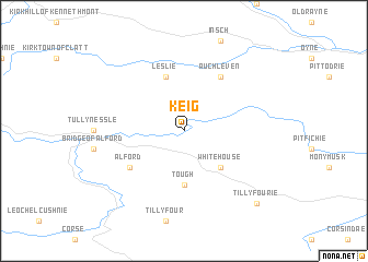 map of Keig