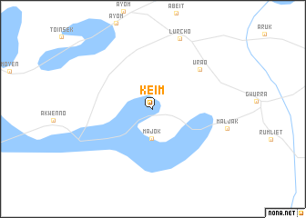 map of Keim