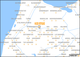 map of Keinse