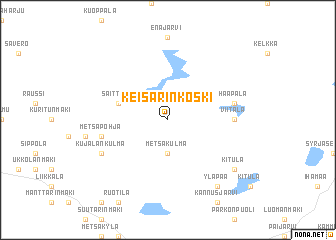 map of Keisarinkoski