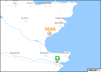 map of Keiss