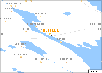 map of Keitele