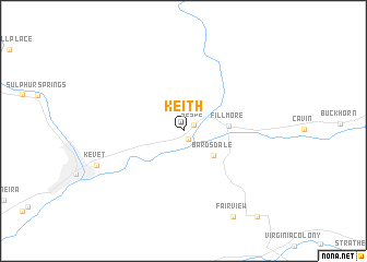 map of Keith