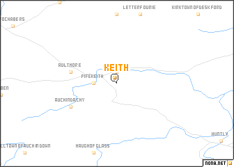 map of Keith