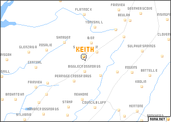 map of Keith