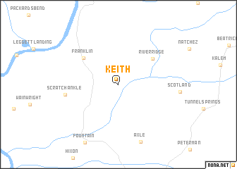 map of Keith