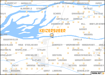 map of Keizersveer