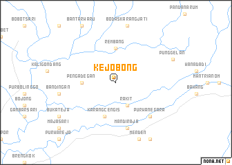 map of Kejobong