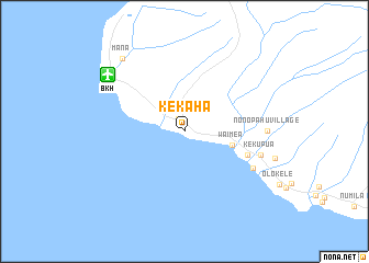 map of Kekaha