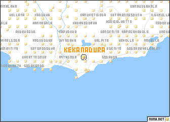 map of Kekanadura