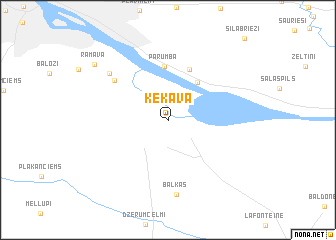 map of Ķekava