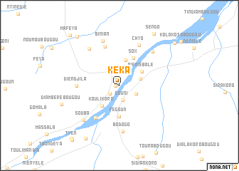 map of Kéka