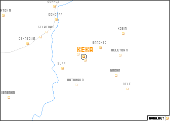 map of Keka